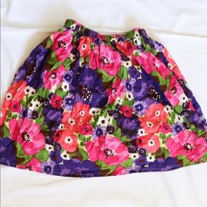 Gymboree floral skirt